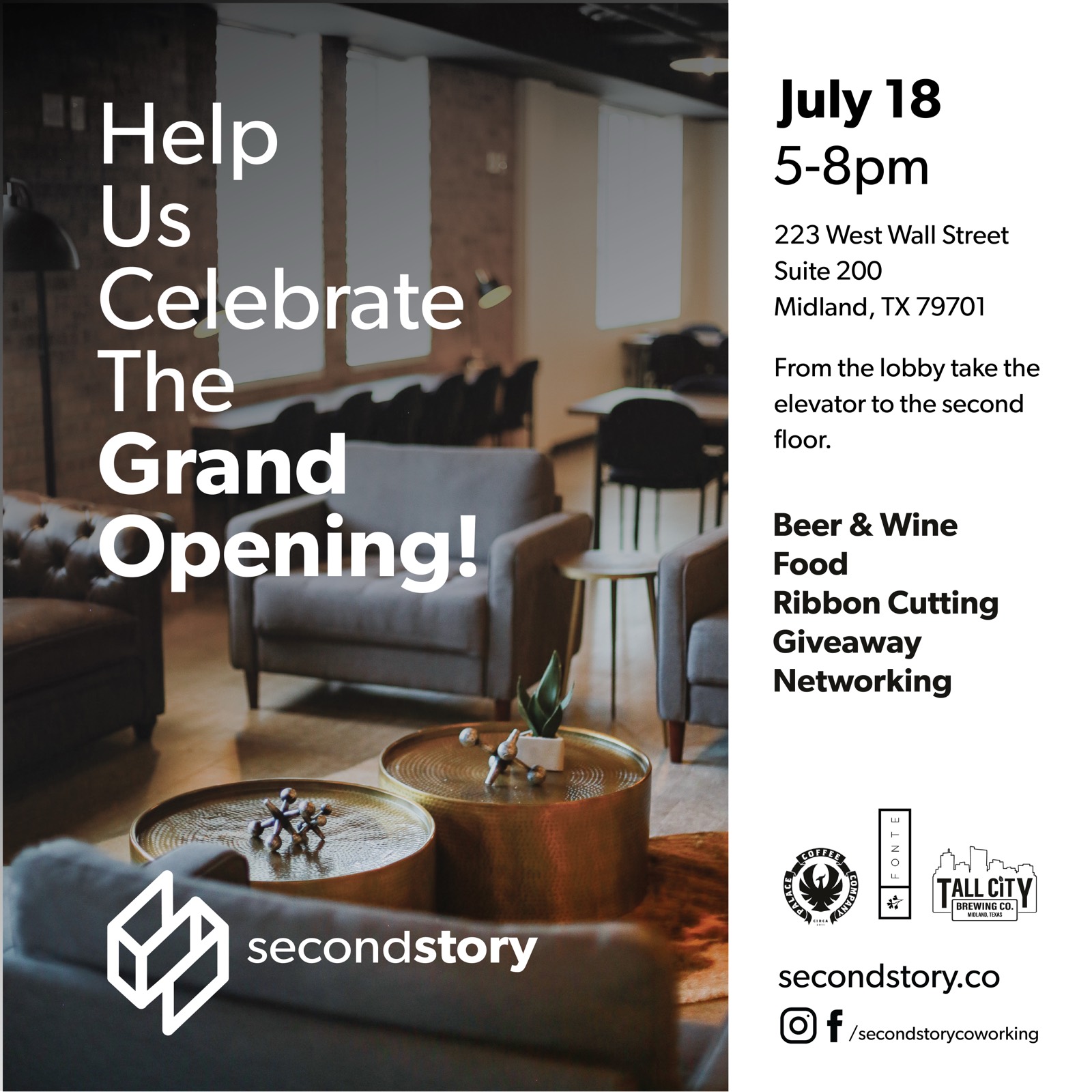 Grand opening invitation
